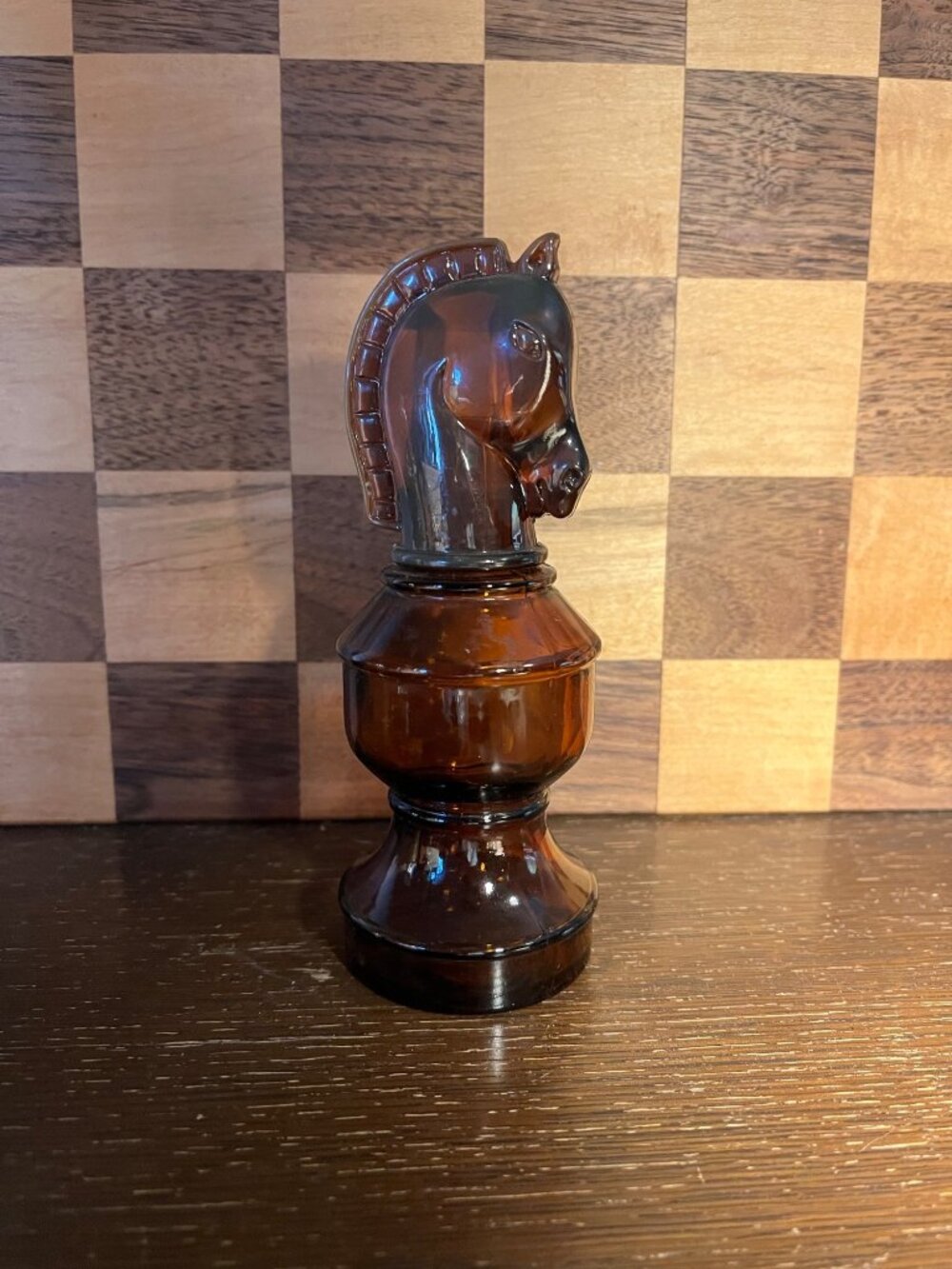 Avon Smart Move Amber Horse Bottle